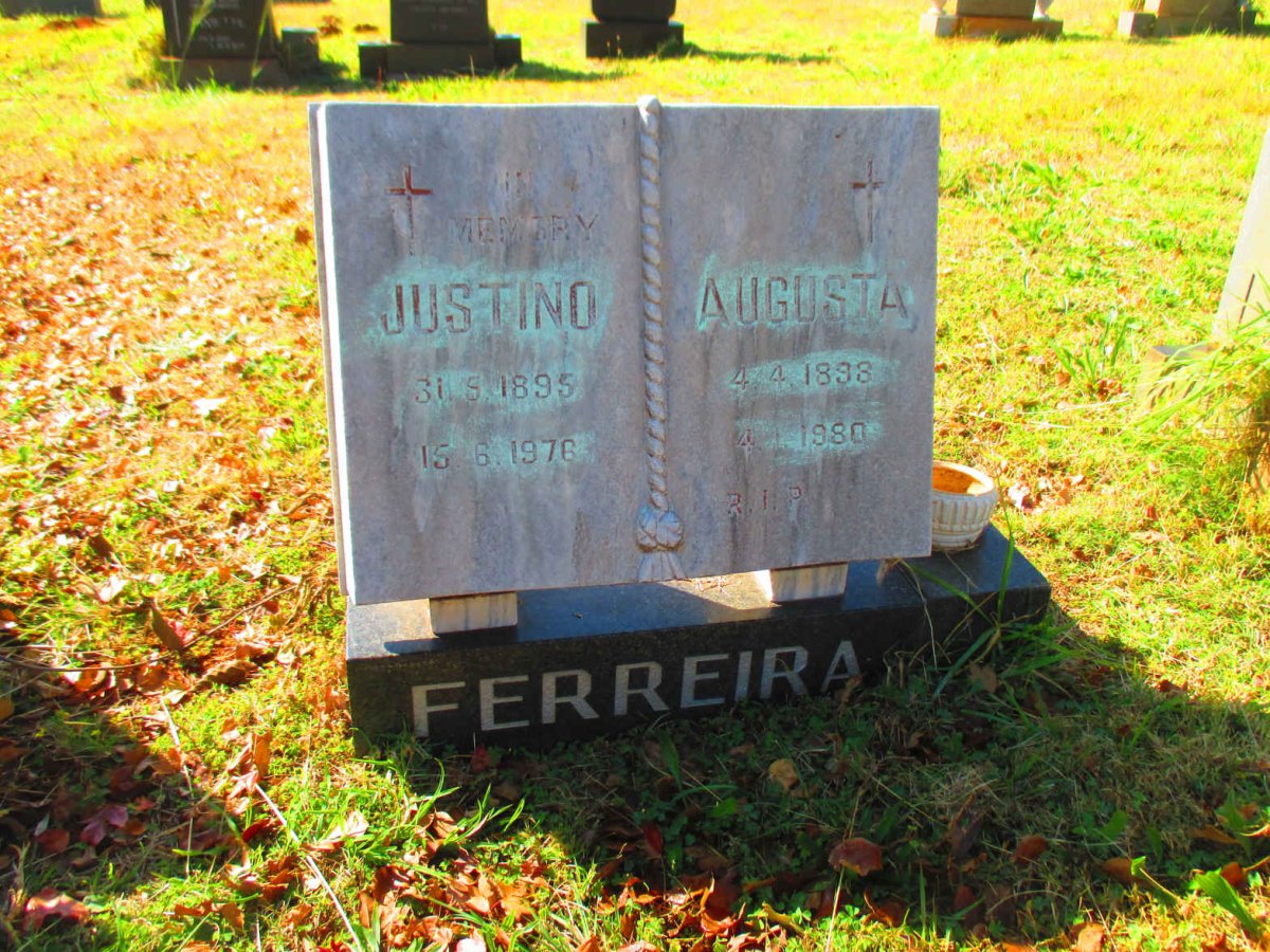 FERREIRA Justino 1895-1976 &amp; Augusta 1898-1980