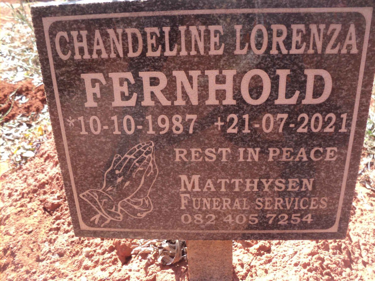 FERNHOLD Chandeline Lorenza 1987-2021