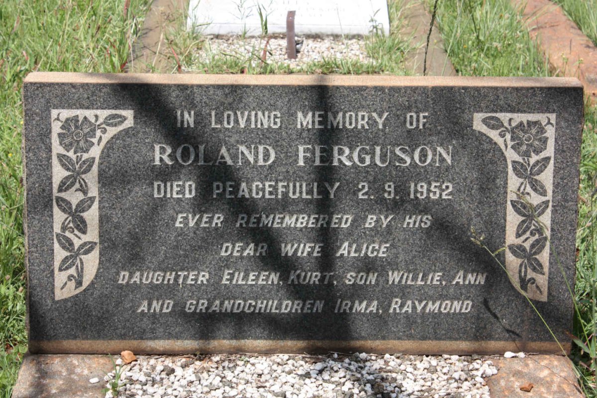 FERGUSON Roland -1952