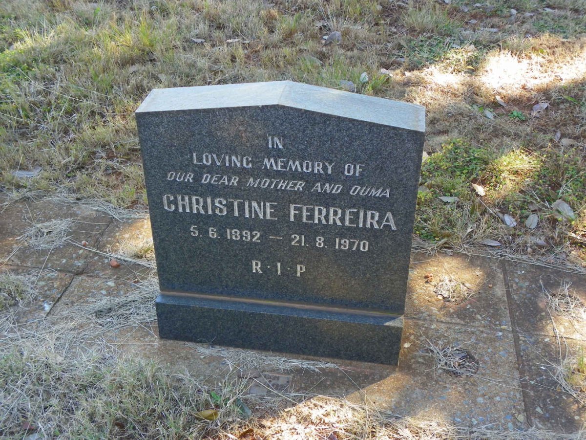 FERREIRA Christina 1892-1970