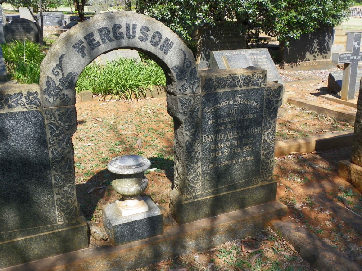 FERGUSON David Alexander 1895-1952