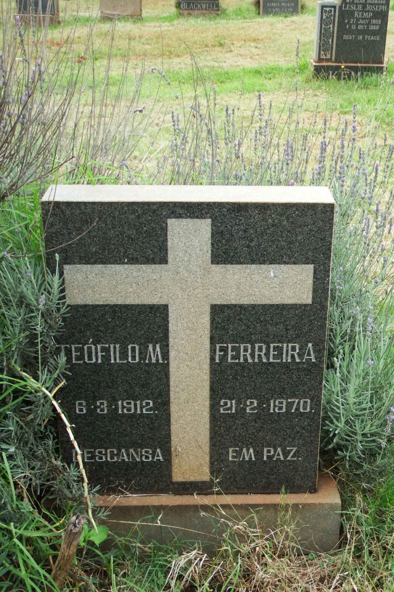 FERREIRA Teofilo M. 1912-1970
