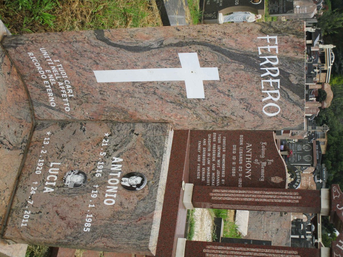 FERRERO Antonio 1916-1985 &amp; Lucia 1920-2011