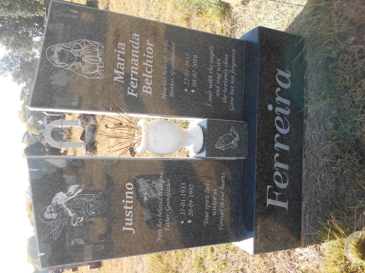 FERREIRA Justino 1933-1992 &amp; Maria Fernanda Belchior 1937-2016