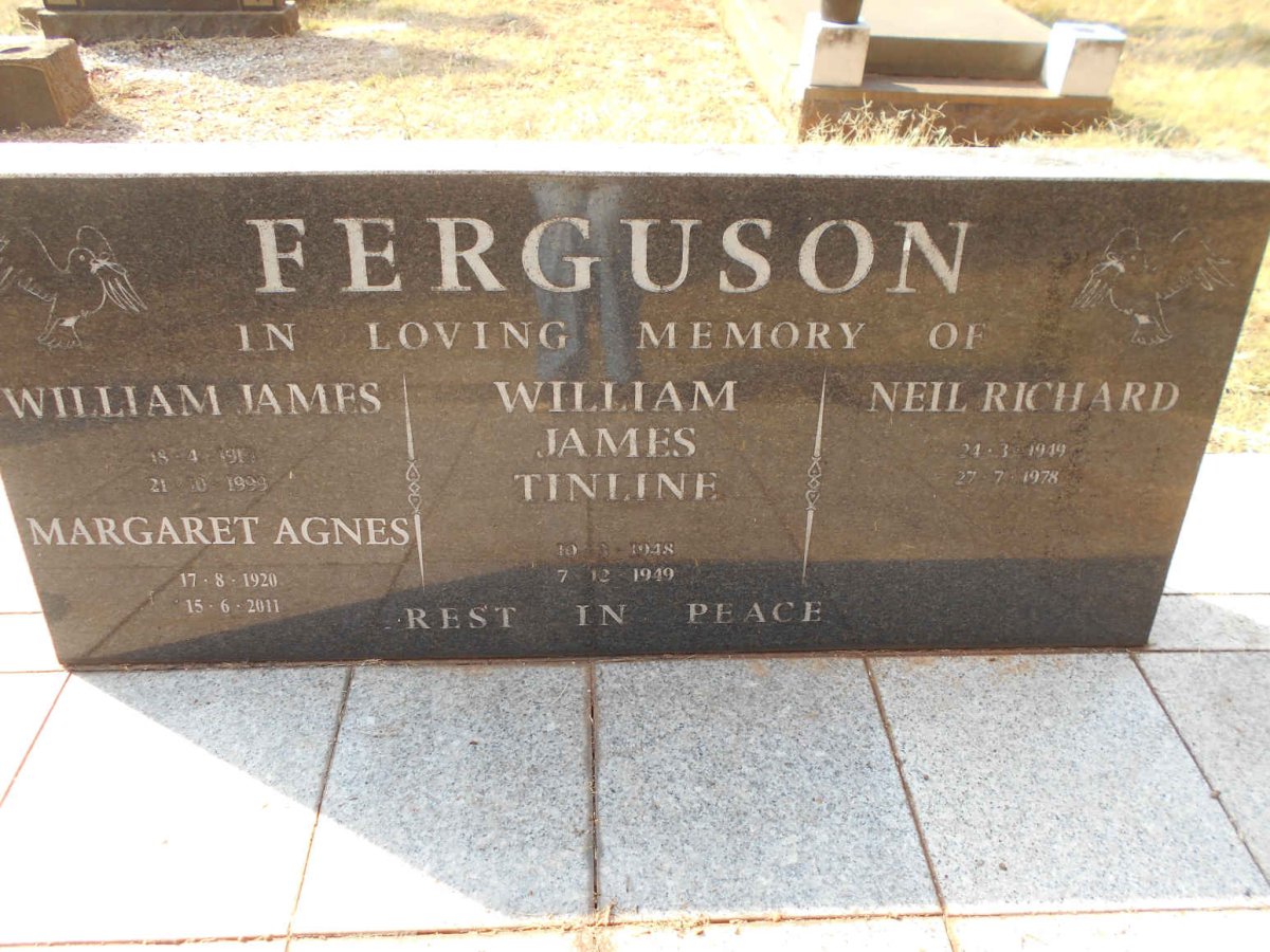 FERGUSON William James 1913-1999 &amp; Margaret Agnes 1920-2011