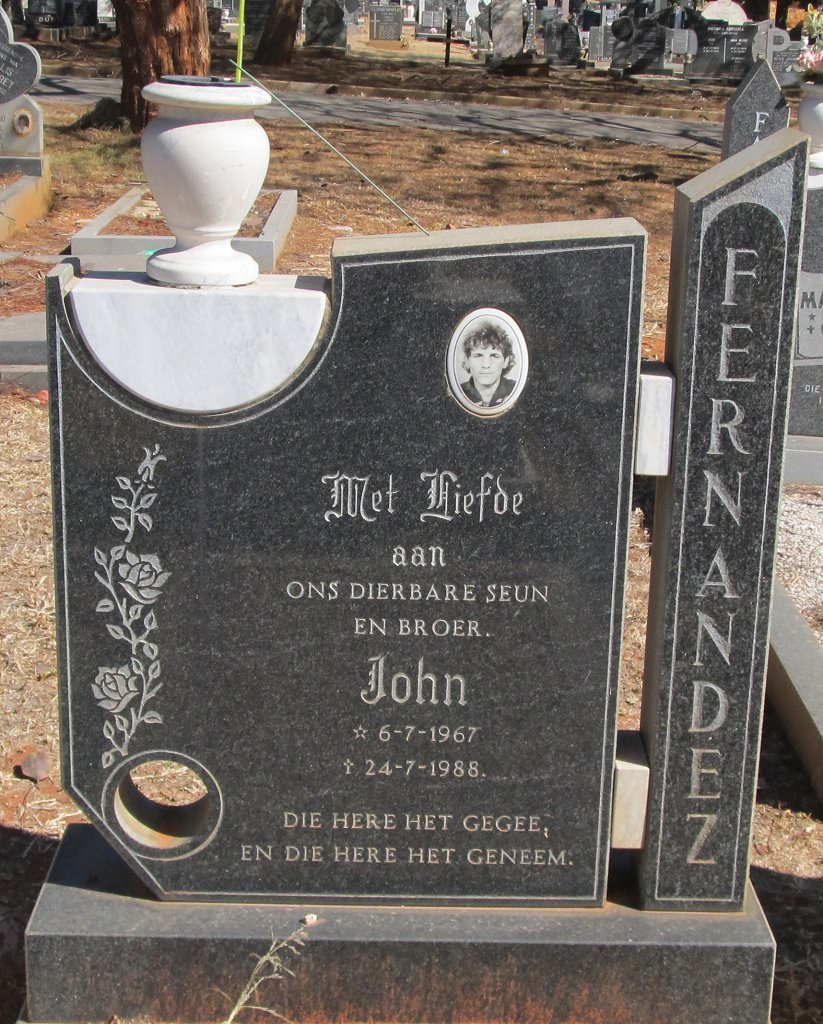 FERNANDEZ John 1967-1988
