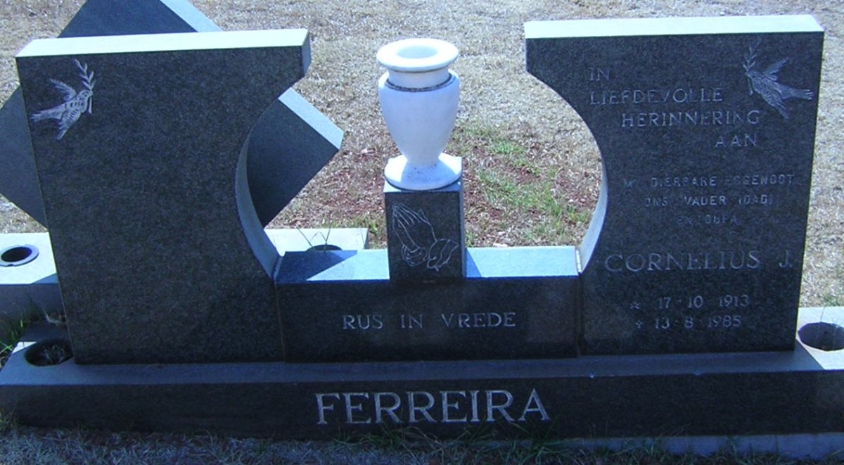 FERREIRA Cornelius J. 1913-1985