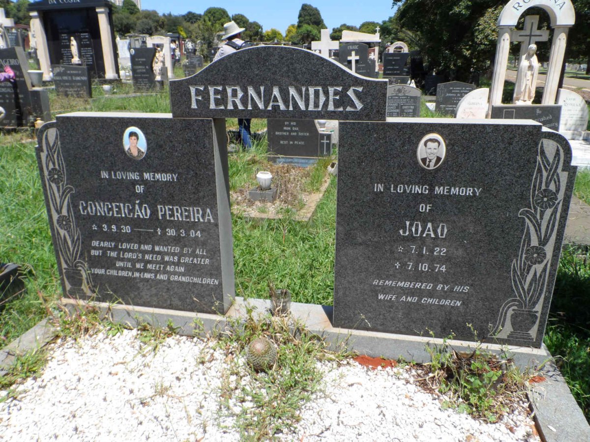 FERNANDES Joao 1922-1974 &amp; Conceicao Pereira 1930-2004