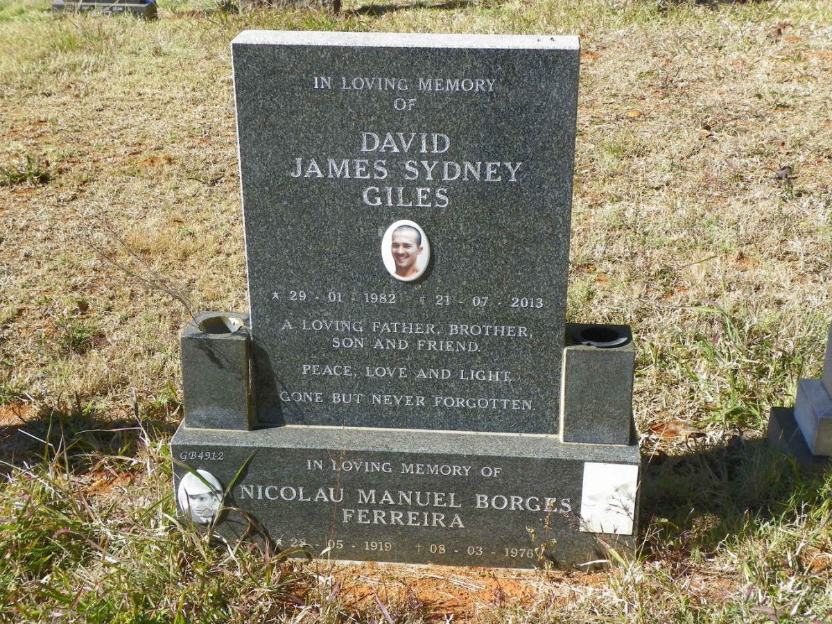 FERREIRA Nicolau Manuel Borges 1919-1976 :: GILES David James Sydney 1982-2013