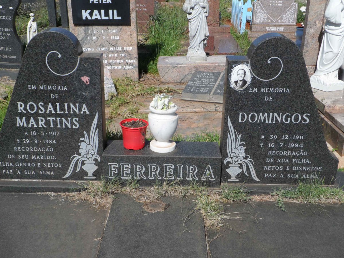 FERREIRA Domingos 1911-1994 &amp; Rosalina MARTINS 1912-1984