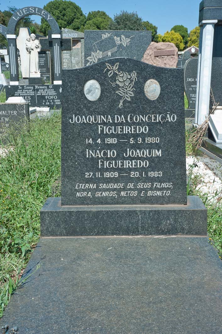 FIGUEIREDO Inacio Joaquim 1909-1983 &amp; Joaquina da Conceicao 1910-1980