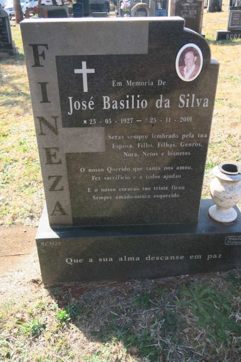 FINEZA Jose Basilio da Silva 1927-2001