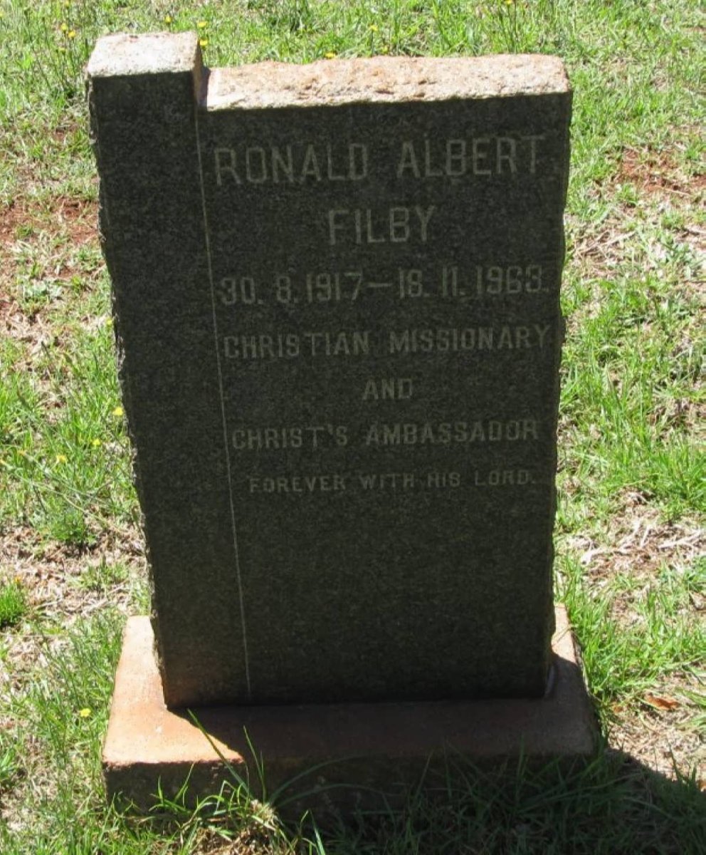 FILBY Ronald Albert 1917-1963