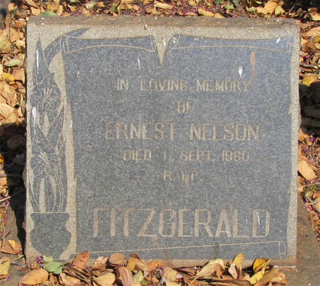 FITZGERALD Ernest Nelson -1960