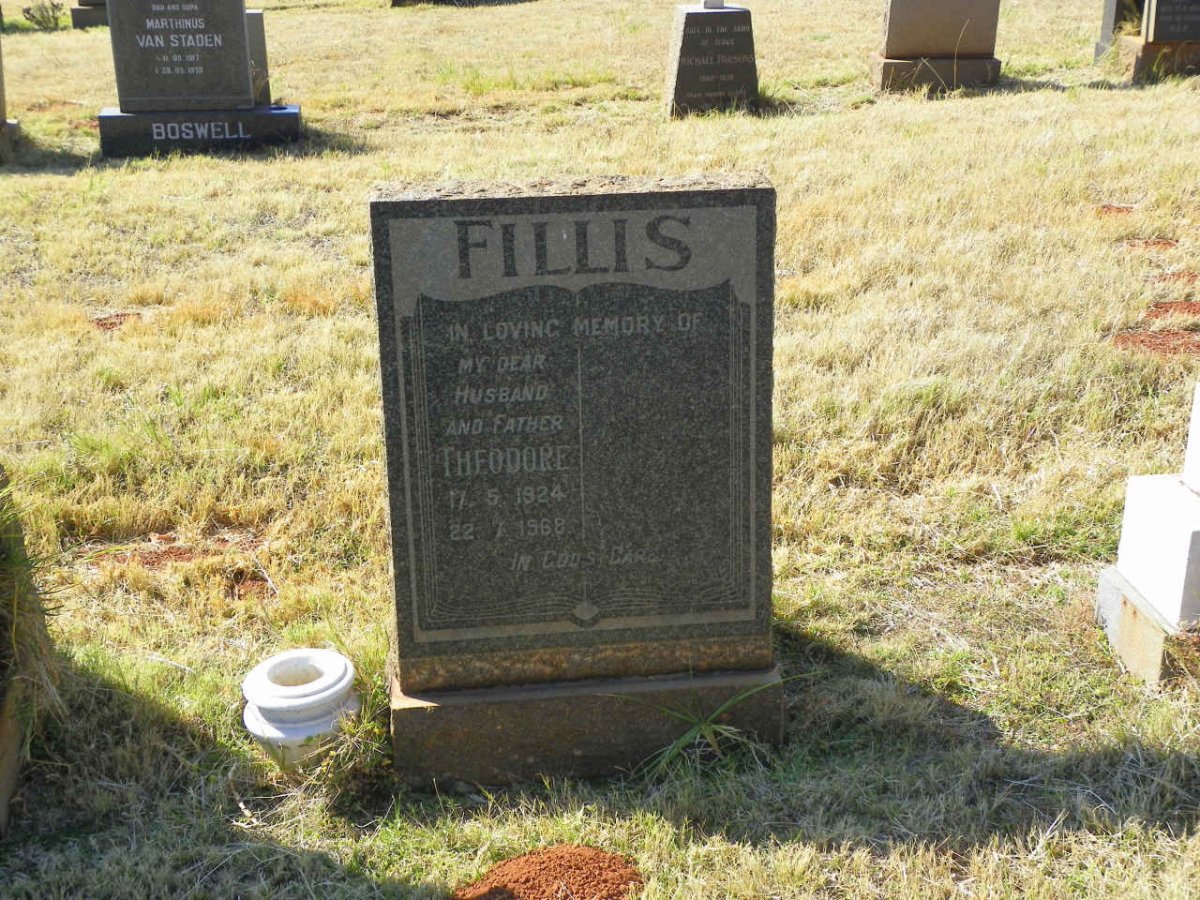 FILLIS Theodore 1924-1968