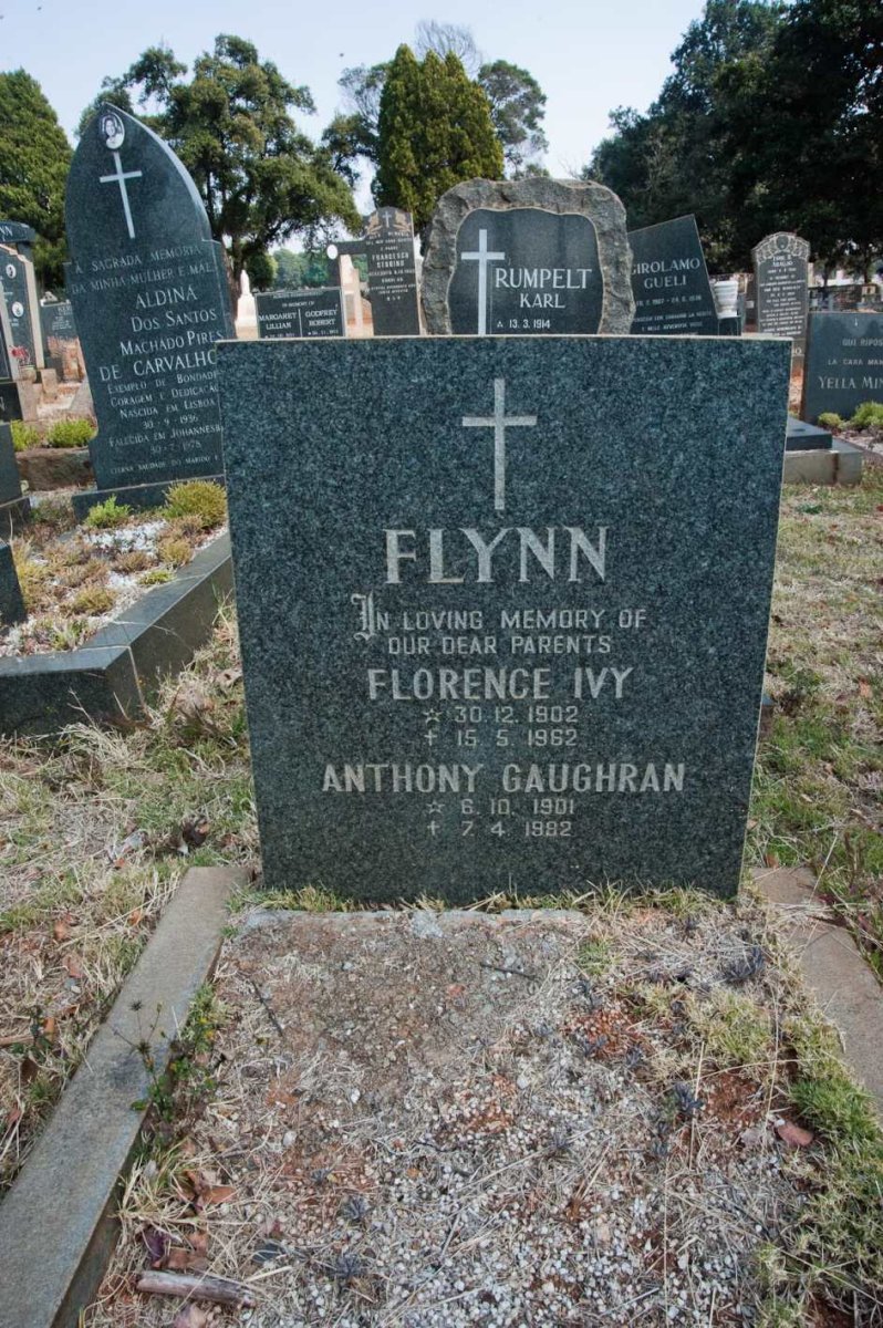 FLYNN Anthony Gaughran 1901-1982 &amp; Florence Ivy 1902-1962