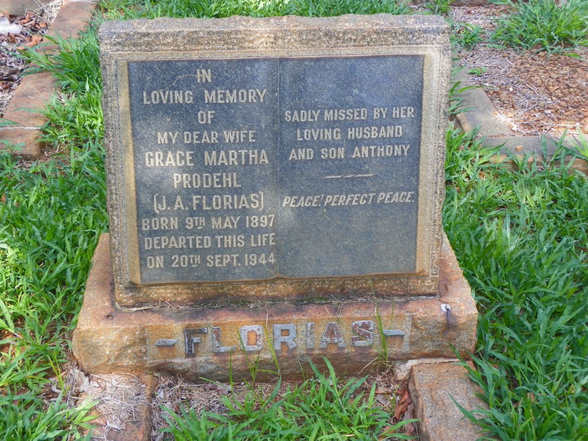 FLORIAS Grace Martha Prodehl 1897-1944