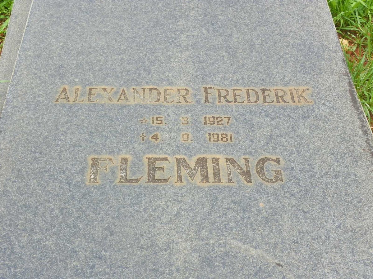 FLEMING Alexander Frederik 1927-1981
