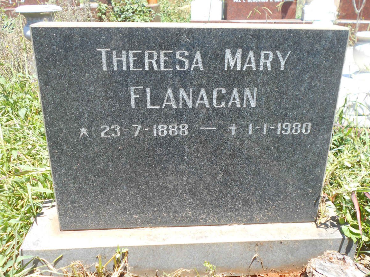 FLANAGAN Theresa Mary 1888-1980