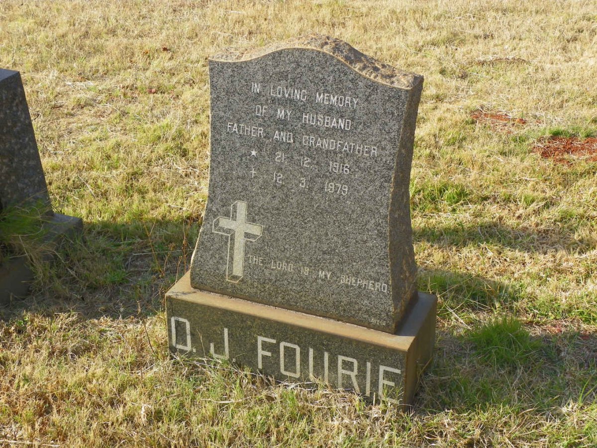 FOURIE O.J. 1916-1979