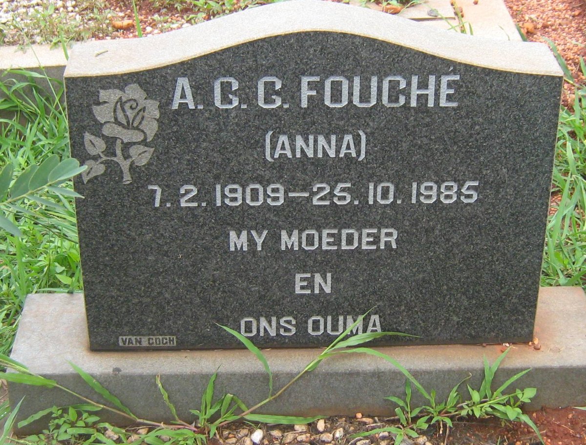 FOUCHE A.C.C. 1909-1985
