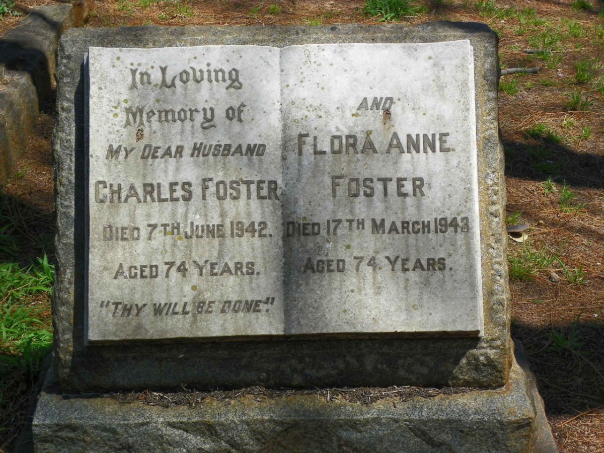 FOSTER Charles -1942 &amp; Flora Anne -1943