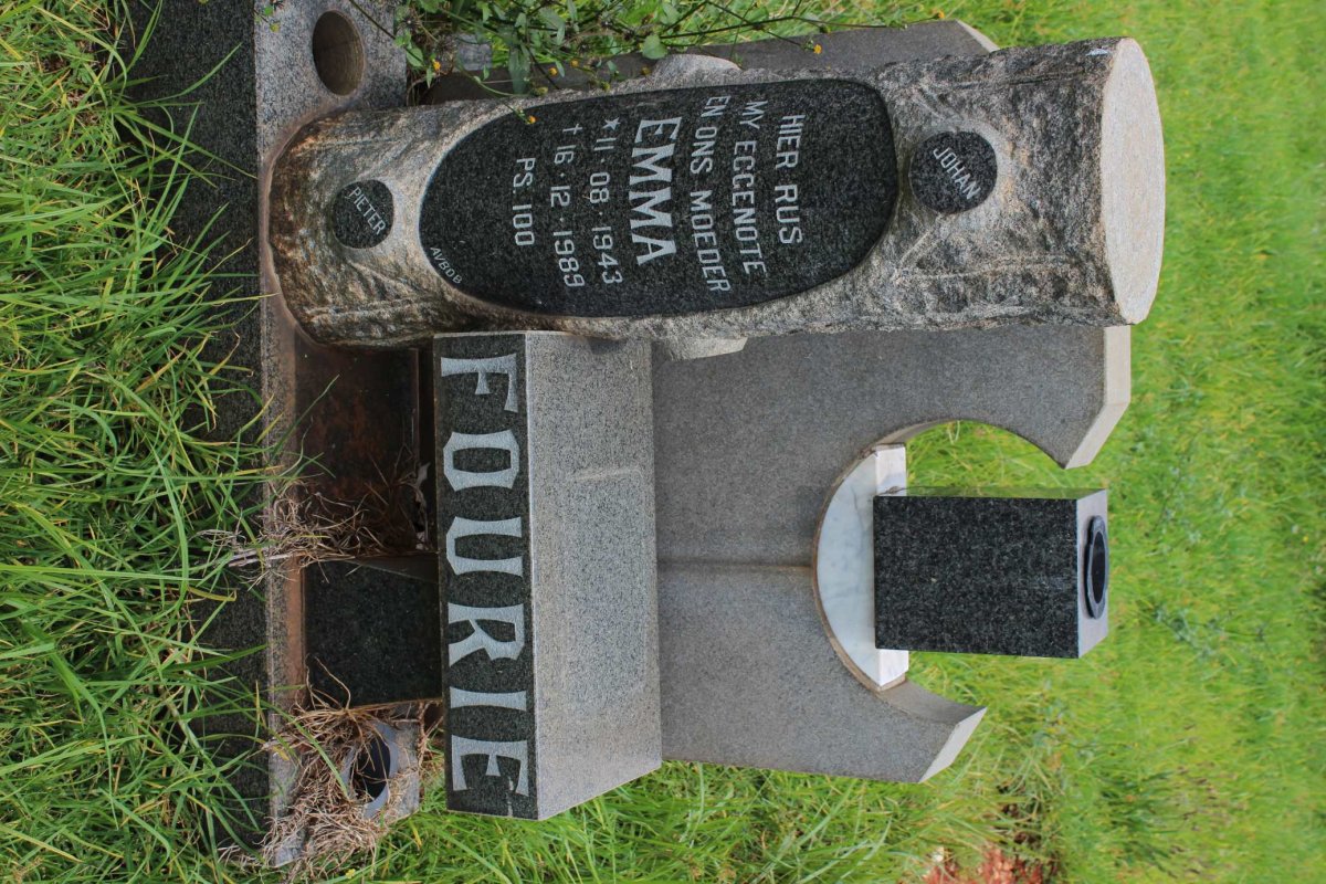 FOURIE Emma 1943-1989