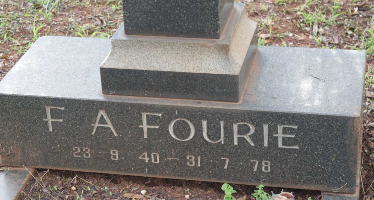 FOURIE F.A. 1940-1978