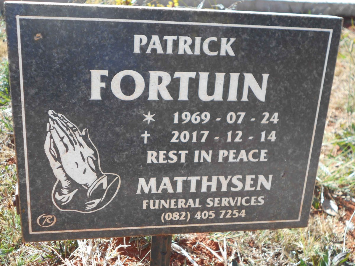 FORTUIN Patrick 1969-2017