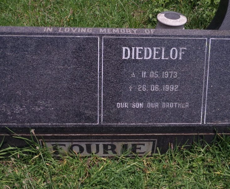 FOURIE Diedelof 1973-1992