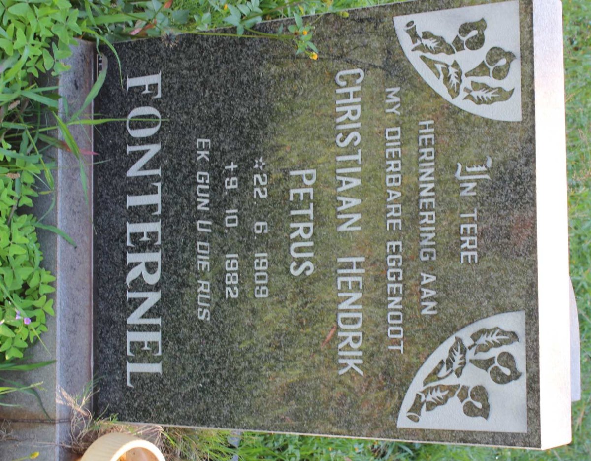 FONTERNEL Christiaan Hendrik Petrus 1909-1982