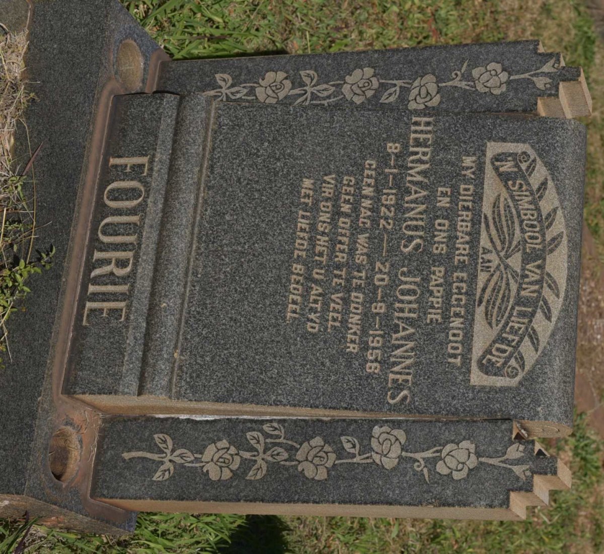 FOURIE Hermanus Johannes 1922-1956