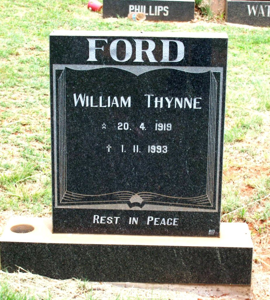 FORD William Thynne 1919-1993