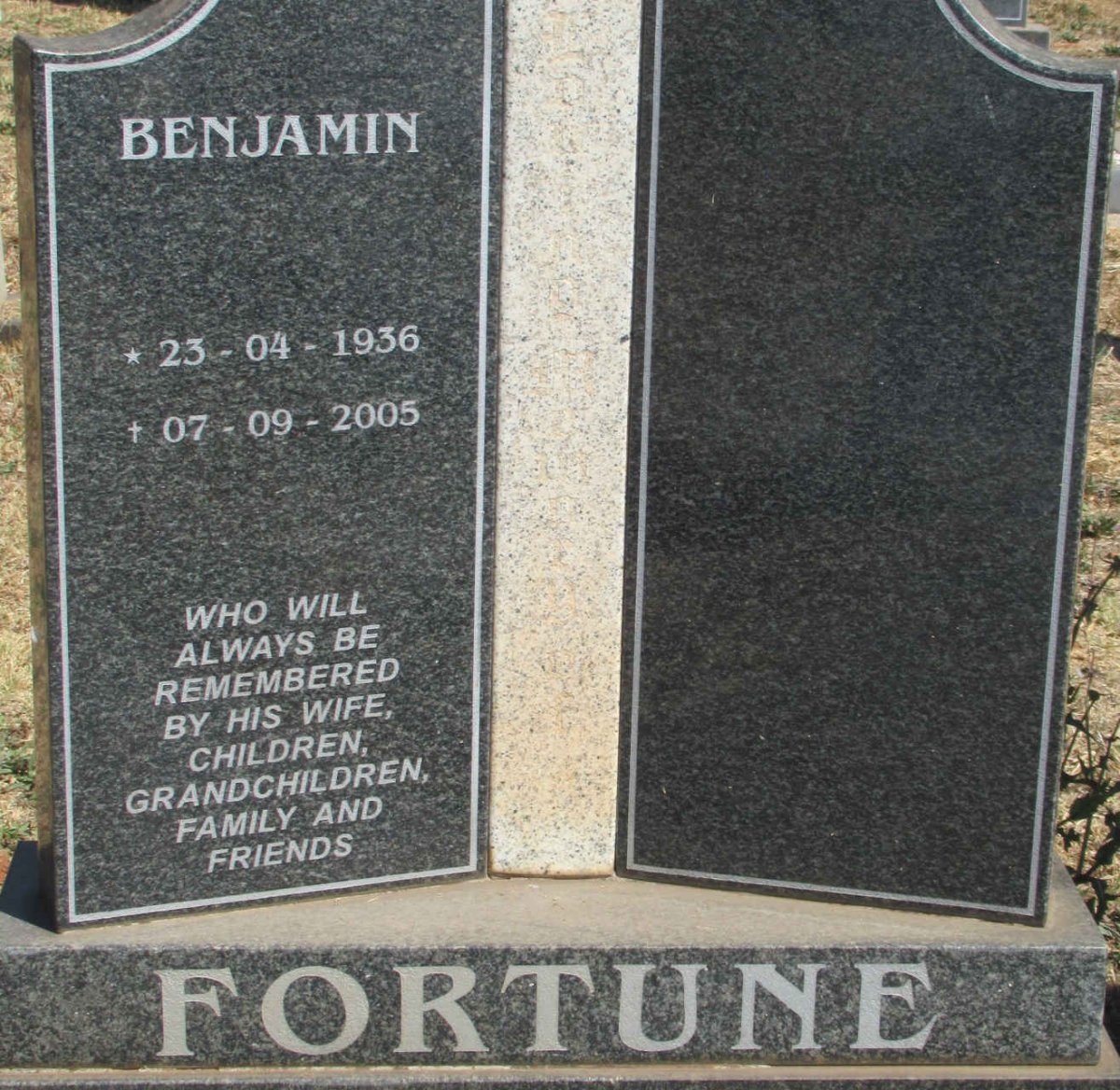 FORTUNE Benjamin 1936-2005