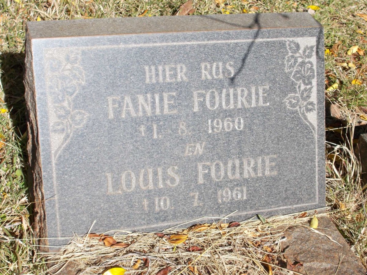 FOURIE Fanie -1960 :: FOURIE Louis -1961