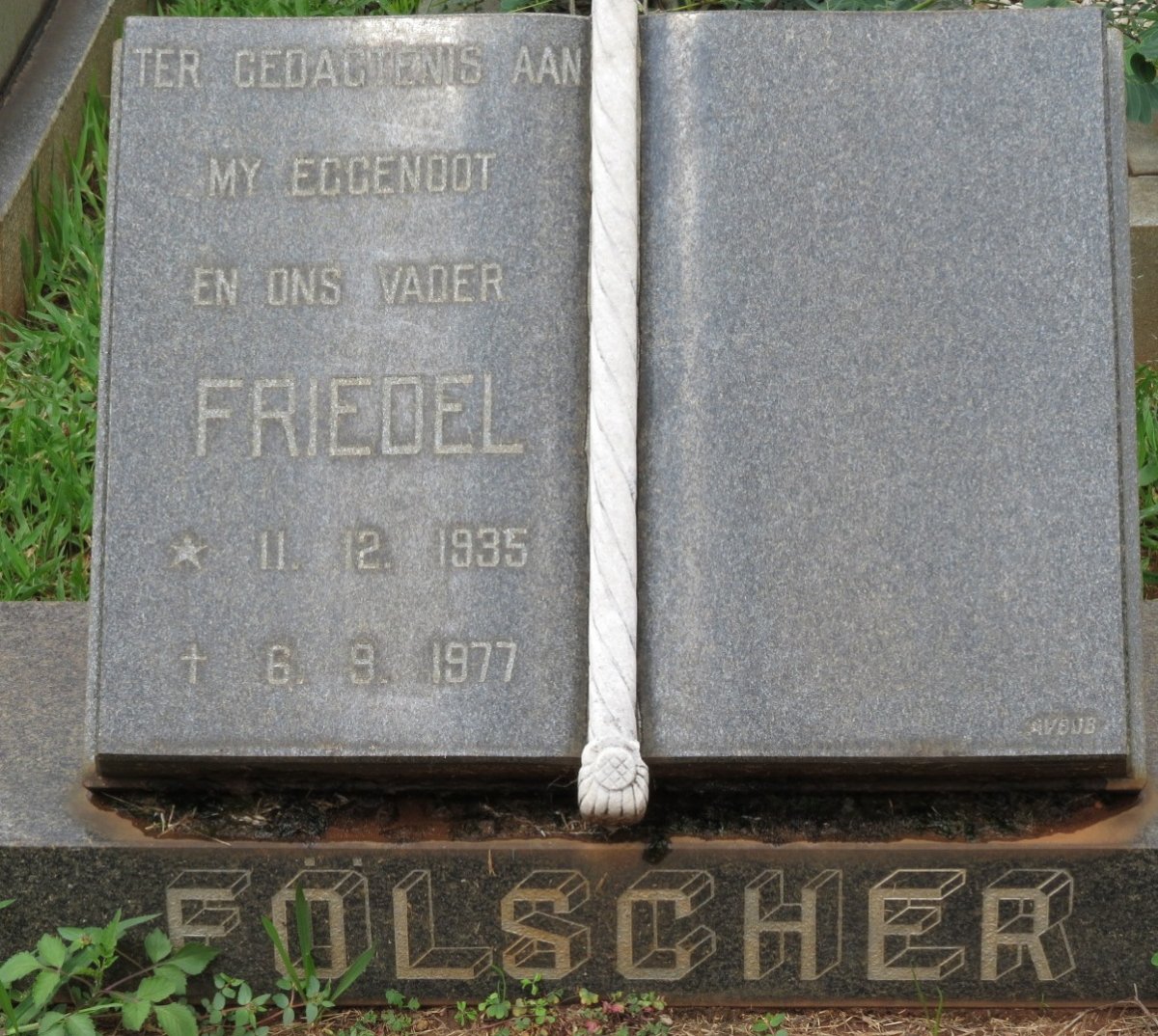 FOLSCHER Friedel 1935-1977