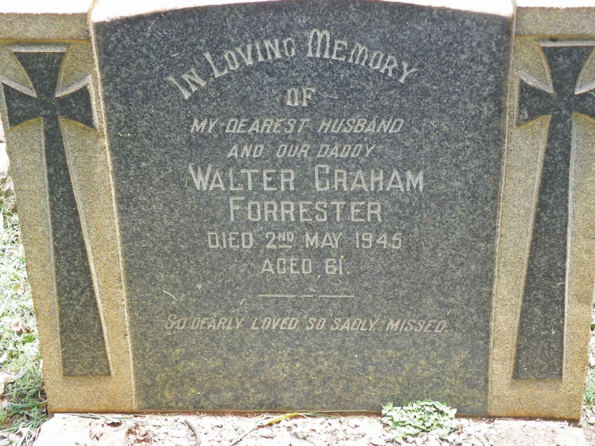 FORRESTER Walter Graham -1945