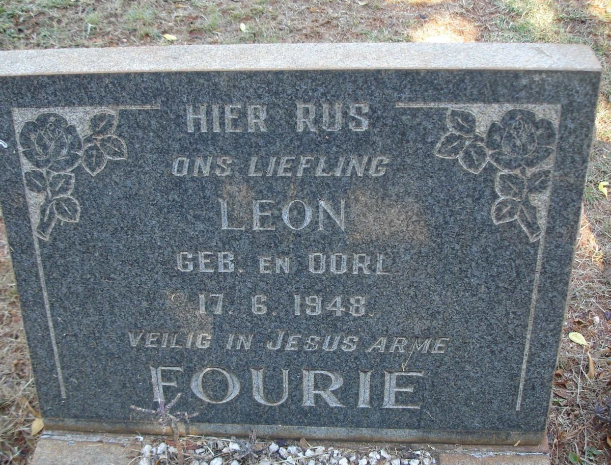 FOURIE Leon 1948-1948