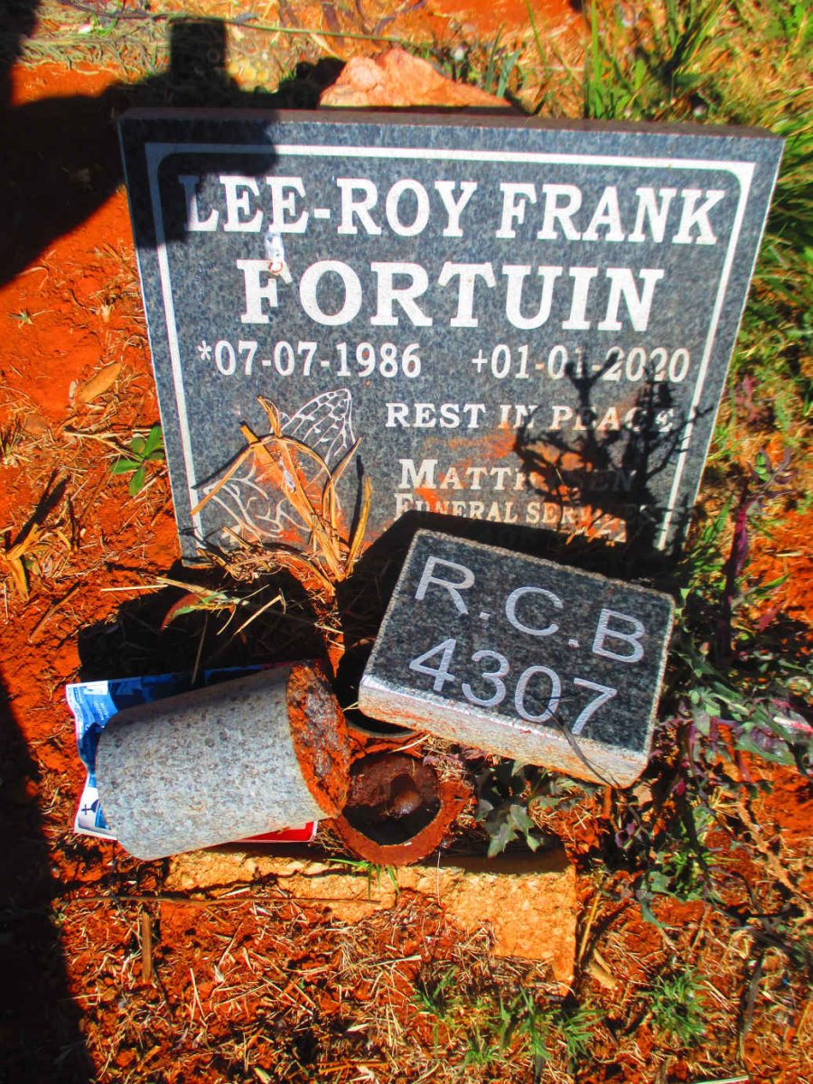 FORTUIN Lee-Roy Frank 1986-2020