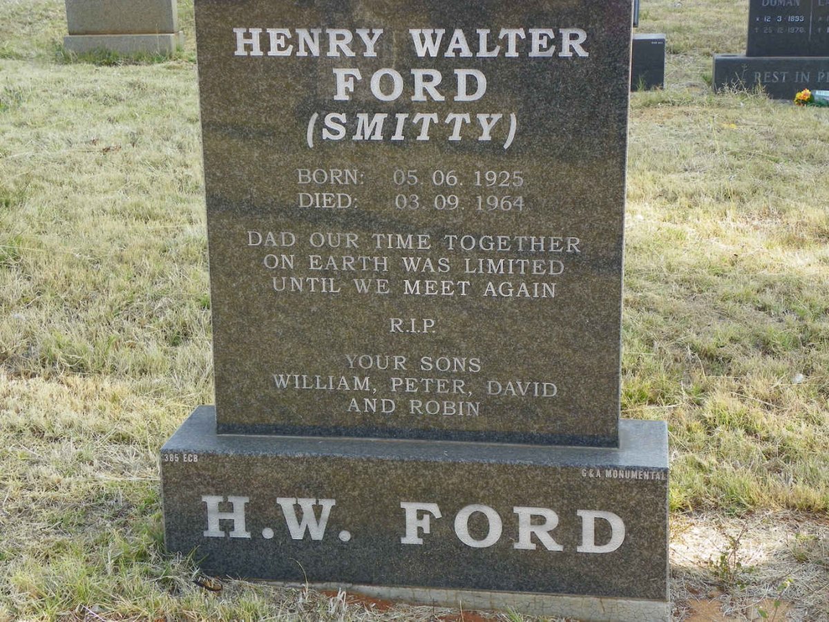FORD Henry Walter 1925-1964