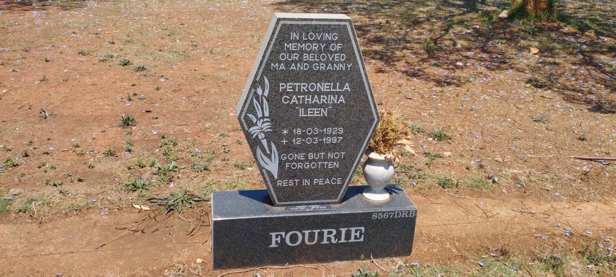 FOURIE Petronella Catharina  1929-1997