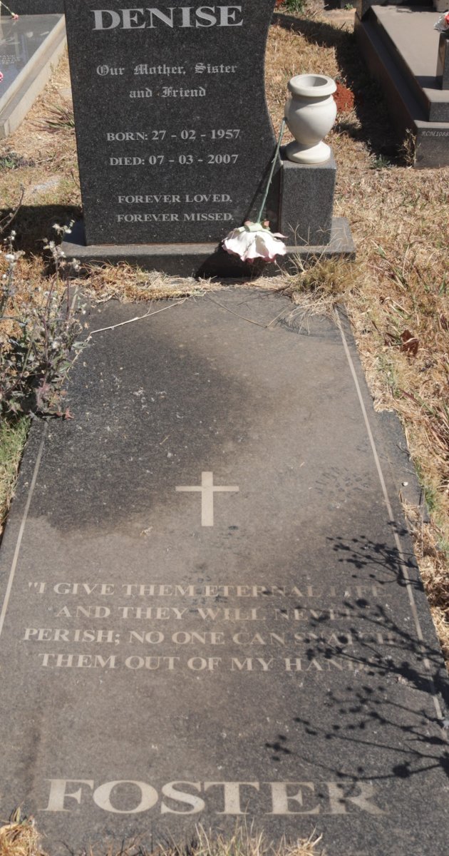 FOSTER Denise 1957-2007
