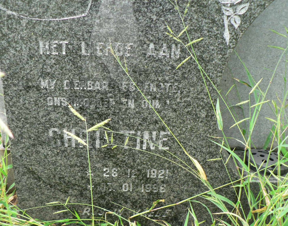 FORBES Christine 1921-1996