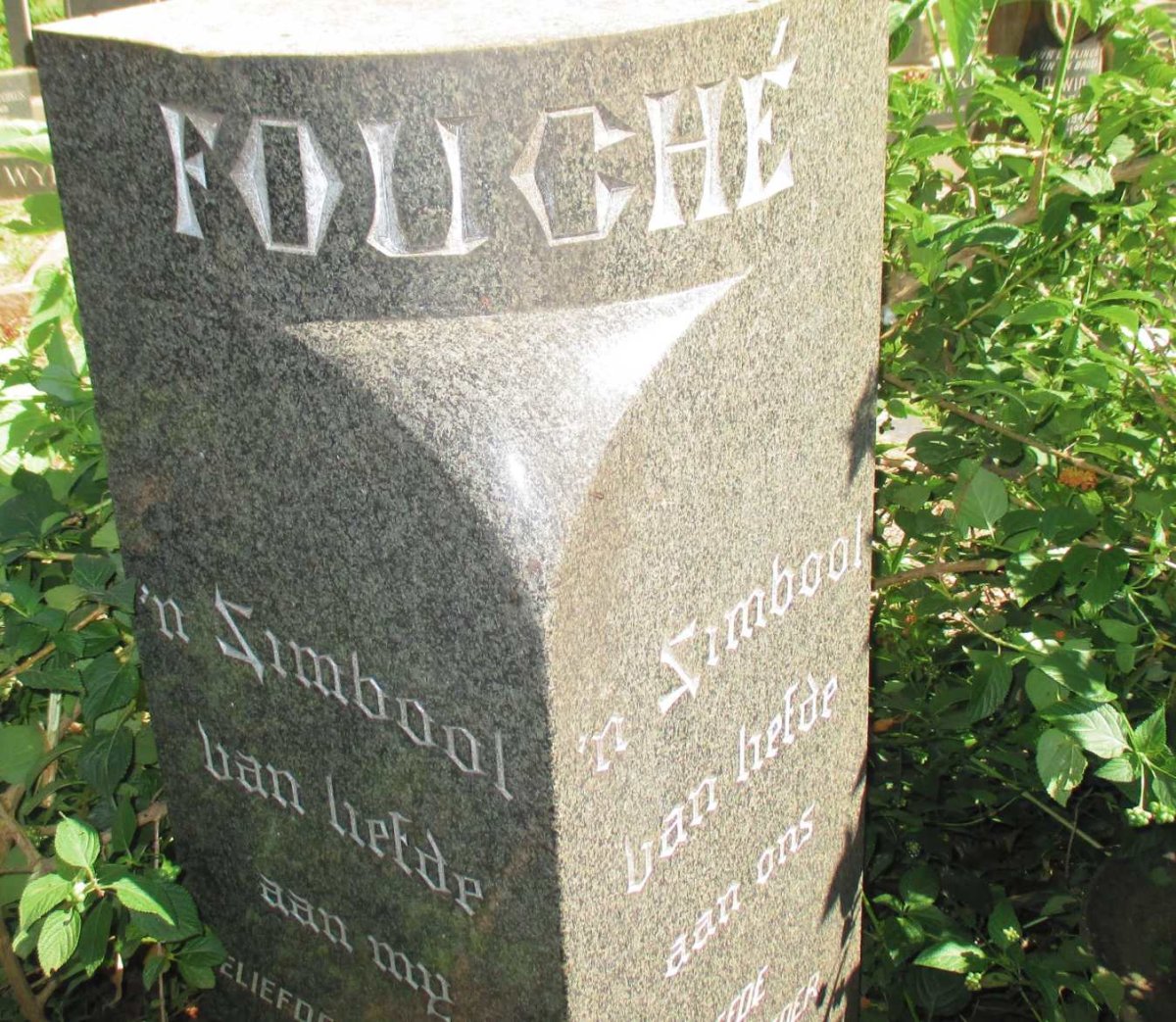 FOUCHÉ Johannes Hendrik 1918-1965 &amp; Hester Henrietta 1922-1970