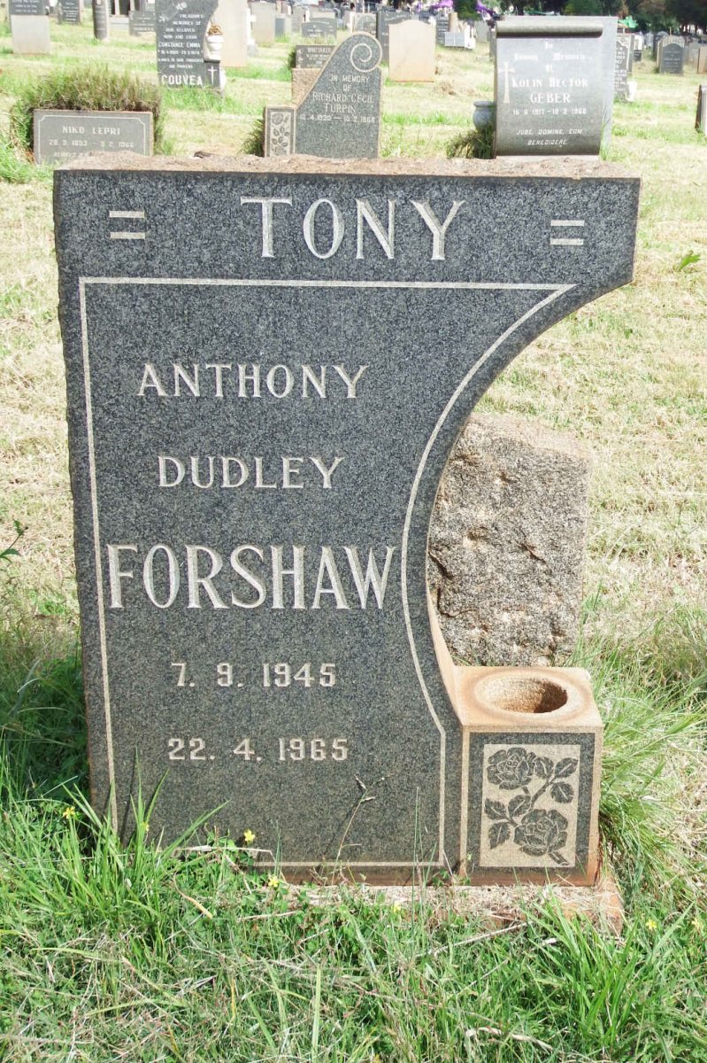 FORSHAW Anthony Dudley 1945-1965