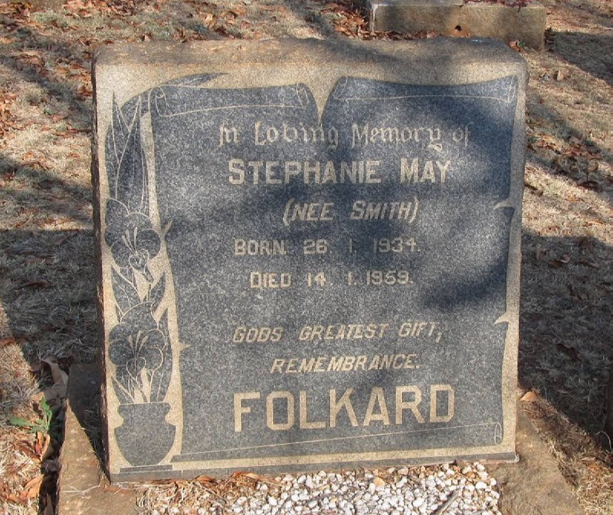 FOLKARD Stephanie May nee SMITH 1934-1959