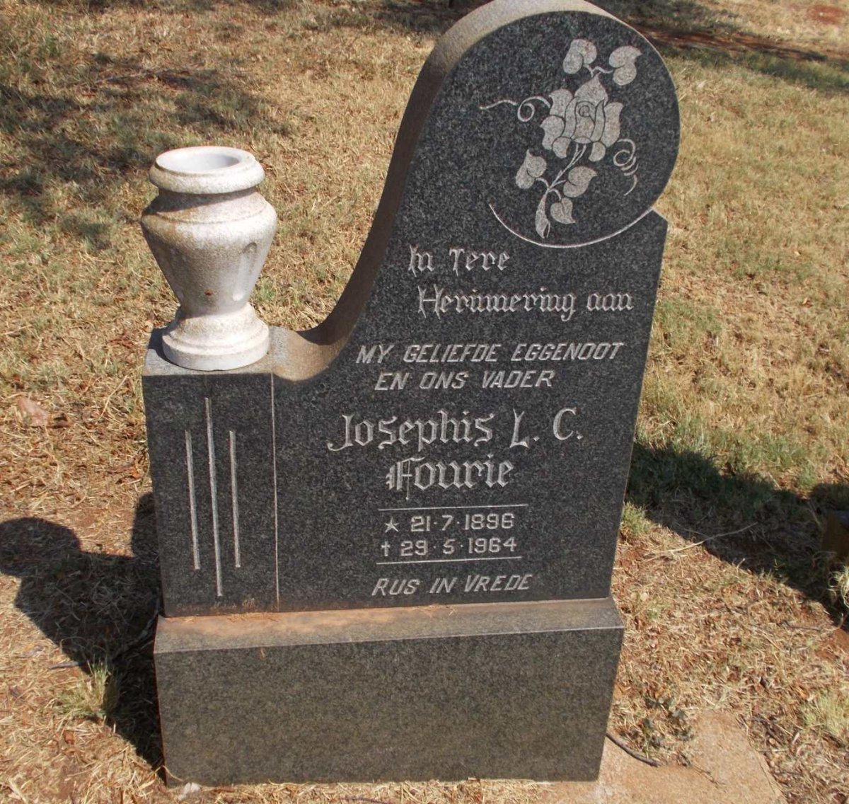 FOURIE Josephis L.C. 1896-1964