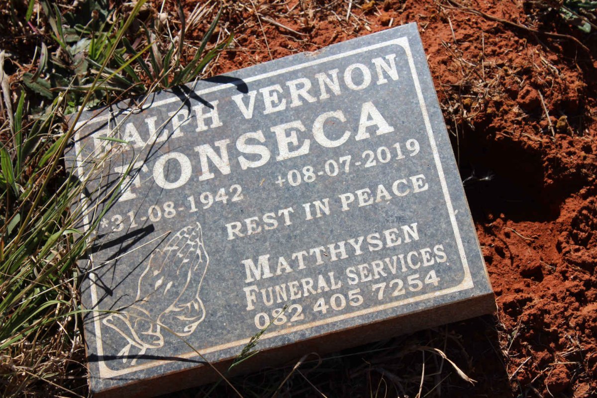 FONSECA Ralph Vernon 1942-2019