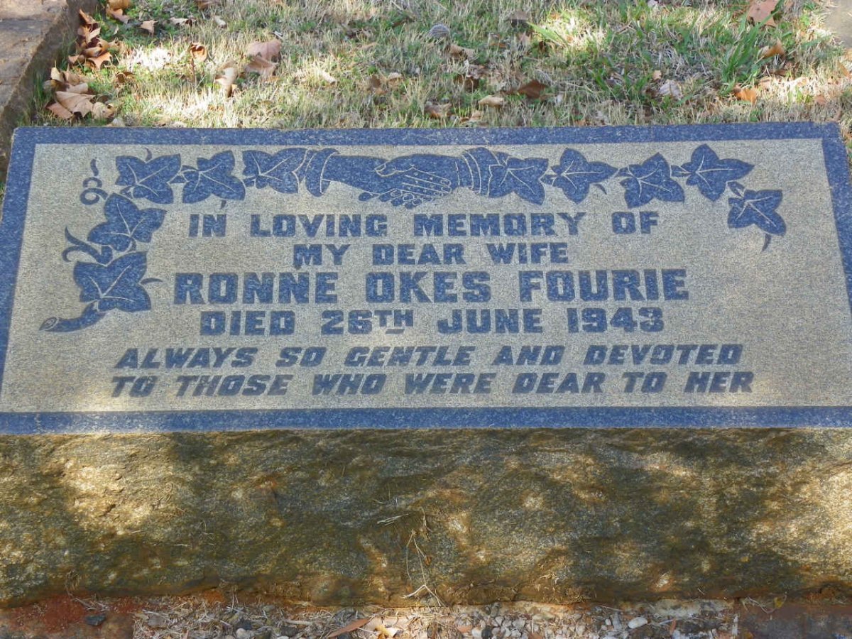 FOURIE Ronne Okes -1943