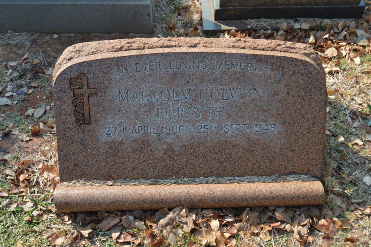 FORSYTH Malcolm Colwyn 1906-1948